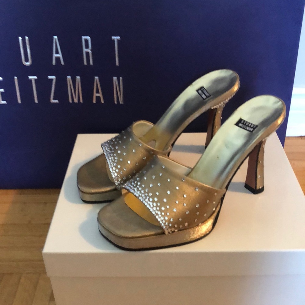 Stuart weitzman slides. Brand new w/o box.